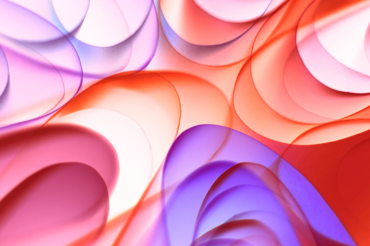 Services Vibrant abstract art with swirling colorful shapes, creating a dynamic visual effect.