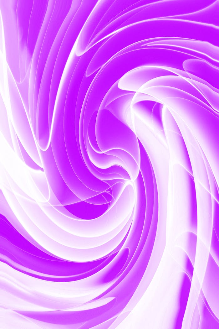 Services A captivating abstract swirl design in vibrant purple, perfect for modern art concepts.